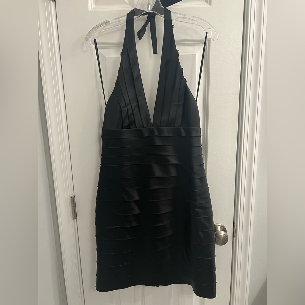 BCBG MazAzria satin dress size 12